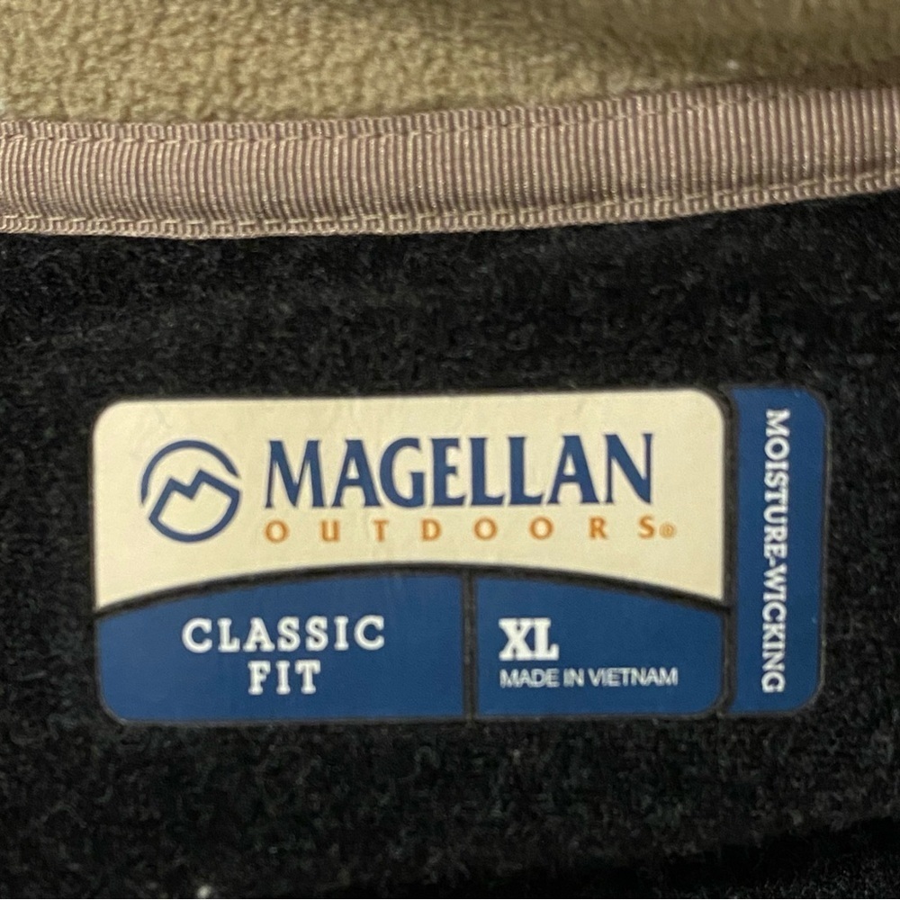 Magellan Rugged Outdoor Classic Fit 1/4 Zip Pullover Sweatshirt - Mens Size XL - Picture 4 of 4